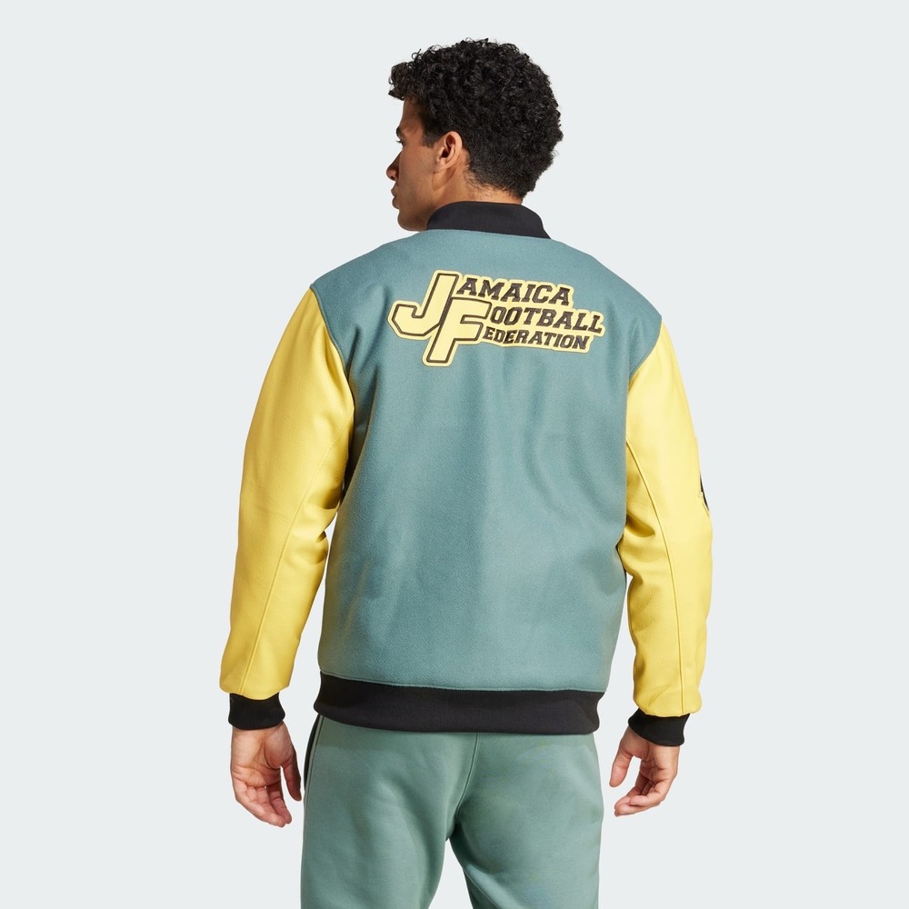 Adidas‎ Originals Jamaica Football Federation 24/25 Varsity Jacket Size M NWT - Picture 5 of 8